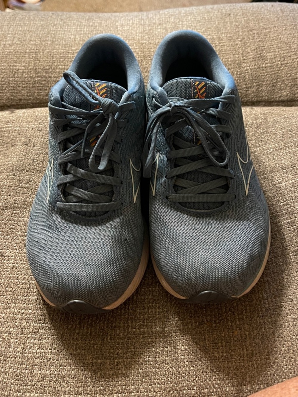 Mizuno Slate Blue Women's Athletic Running Shoes Wave Rider 26